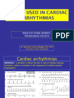 Agents Used in Cardiac Arrythmias