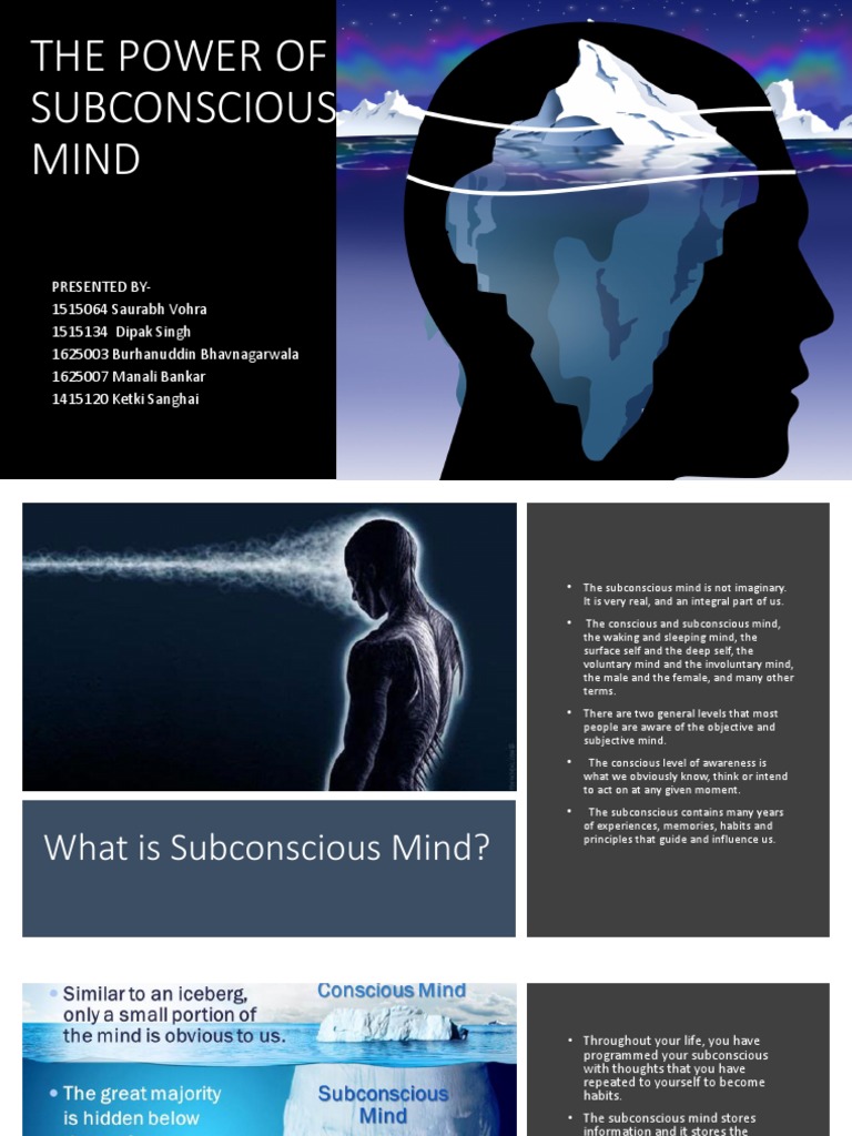 Understanding the Subconscious Mind | PDF | Dream | Mind