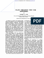 THE Plate Virulence Test For Diphtheria: Gradient by Highly