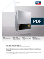 FLX Pro 15/17 3-phase inverters for small-medium PV systems