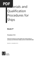 LR - Material and Qualification Procedures For Ships