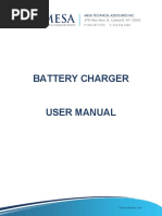 Mesa Battery Charger User Manual