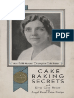 Cake Baking Secrets: Mrs Edith Moore, Champion Cake Baker