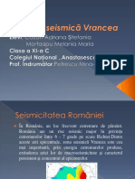 Zona Seismica Vrancea