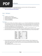 Excel - Lab - 1 - Basics