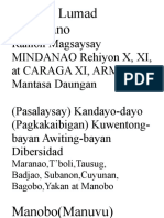 Ang Panitikang Mindanao at Kasaysayan Nito