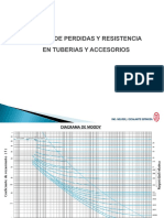 Tablas de Perdidas y Resistencia en Tuberias y Accesorios PDF