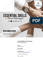 Essential Skills For New Manager Seri 1