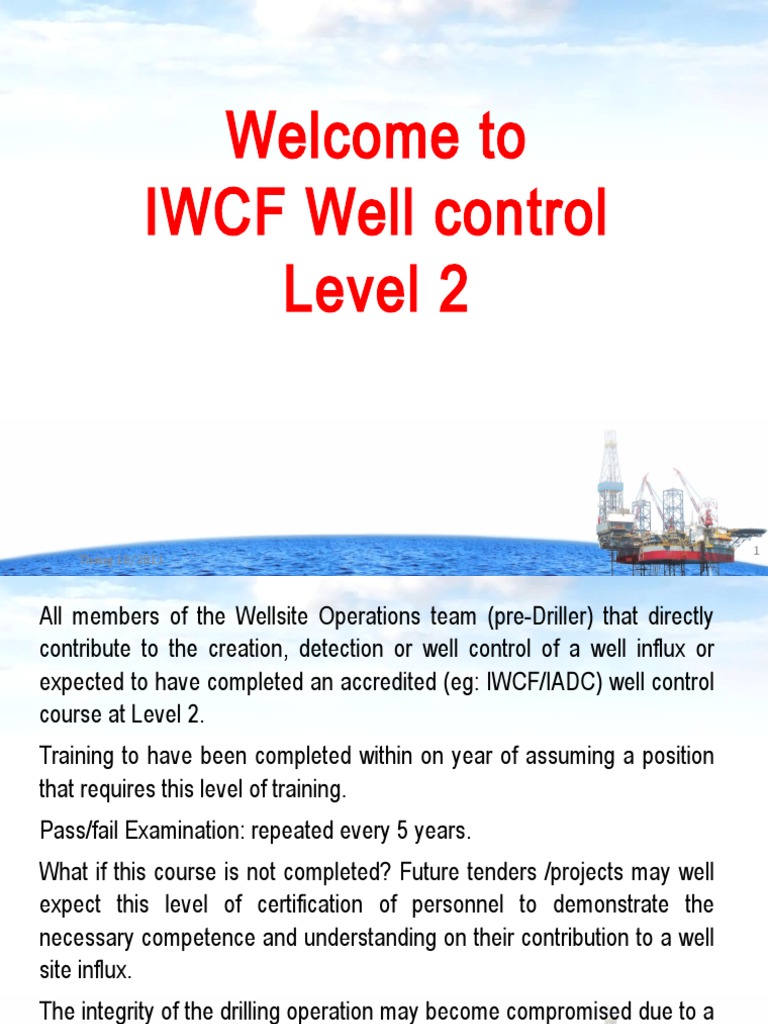 IWCF Well Control Level 2 Training Guide | PDF | Aquifer | Casing ...