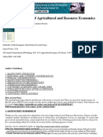 Australian Journal of Agricultural and Resource Economics - Author Guidelines - Wiley Online Library