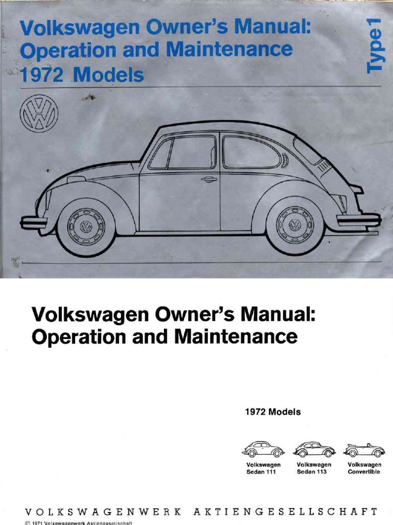 1972 VW BEETLE REPAIR MANUAL PDF visual data 3