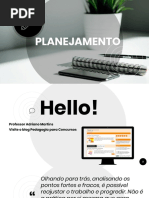 Planejamento - concurso público de professores