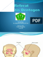 Anatomi dan Patogenesis Sinusitis Dentogen