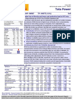 Tata Power: CMP: Inr87 TP: INR77 (-11%)