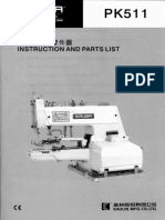 Partslist Siruba PK511 PDF