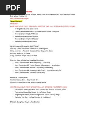 SUM-Story Outlines 85pp