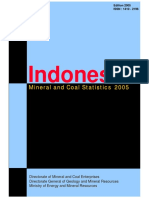 Indonesia Mineral Production and Exports 2005