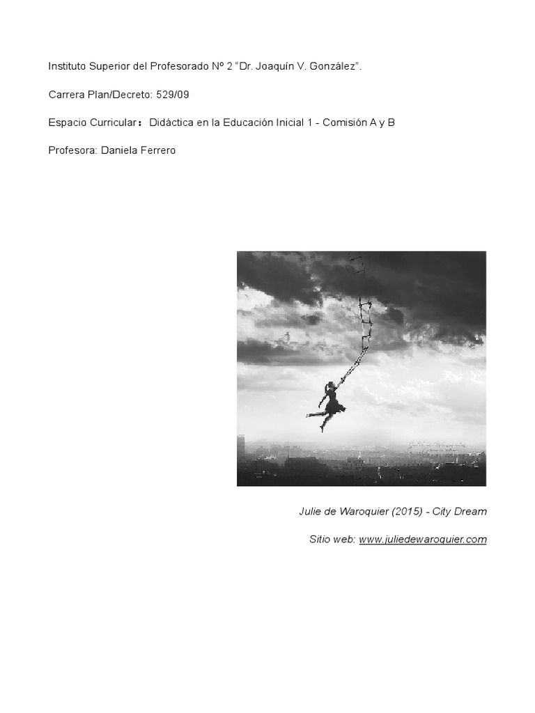 Ed Inicial-Didáctica en La Ed Inicial 1 - 2018 | PDF | Educación de la ...