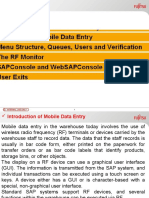 SAP Mobile Data Entry RF