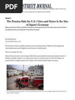 The Pension Hole for U.S. Cities and States is the Size of Japan’s Economy - WSJ