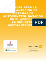 Manual para La Implantación de Sistemas de Autocontrol Basados en El APPCC en La Industria Alimentaria