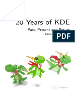 20 Years of KDE: Past, Present and Future