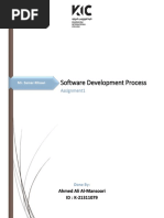 Software Development Process Assignment1