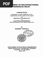 Development of Multi Functional Numerical Relays