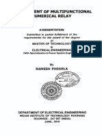 Development of Multi Functional Numerical Relays