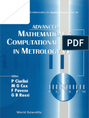 Advanced Mathematical and Computational Tools in Metrology VI 