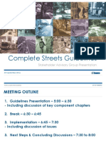 Complete Streets Guidelines SAG Presentation