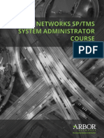 II. Arbor Networks SP System Administrator Training Book