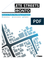 Toronto Complete Streets Guidelines Public Panels June 2015