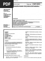 NBR 06855 - 1992 - Transformador de Potencial Indutivo