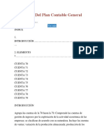 Elemento 7 del Plan Contable General: Cuentas de Ingresos