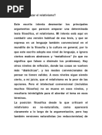 Negrete, J.a. - Porque Rechazar El Relativismo