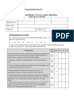 Sample Performa For Supervisor Evaluation