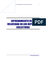 Entrenamiento de La Velocidad en Los Deportes Colectivos PDF