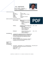 Astroval B. Aquino CV