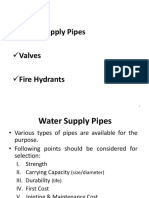 Types of Pipes & Vavles