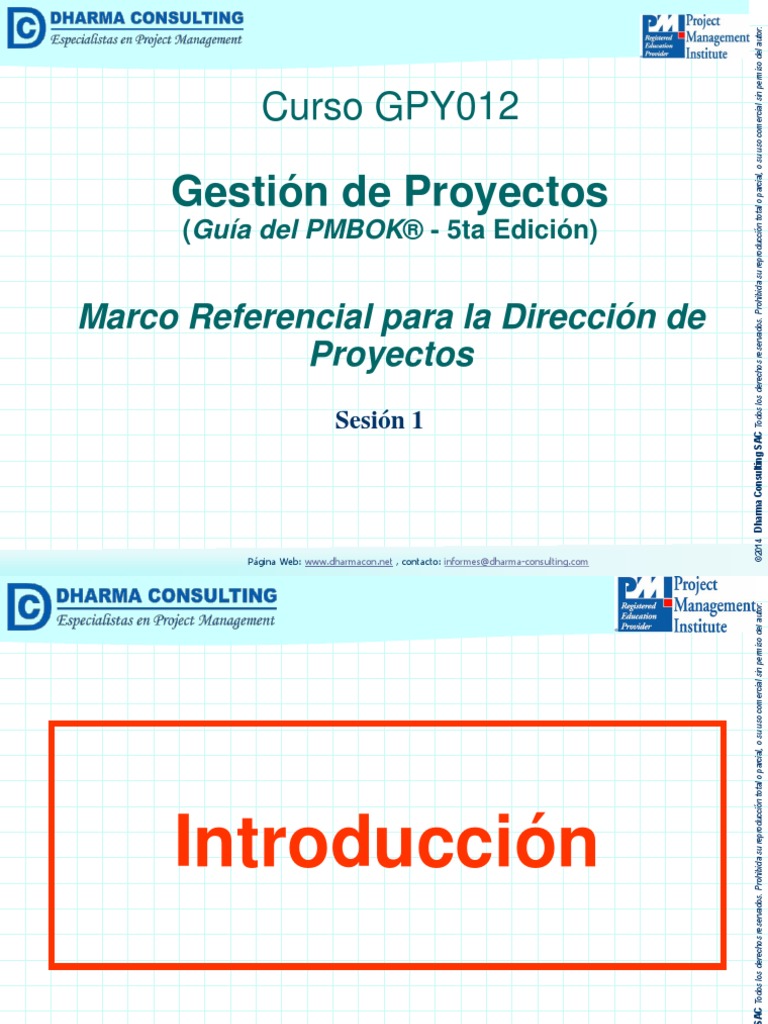 Guía de Gestión de Proyectos PMBOK | PDF | Proceso de desarrollo de ...