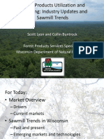 Forest Products Utilization and Marketing: Industry Updates and Sawmill Trends