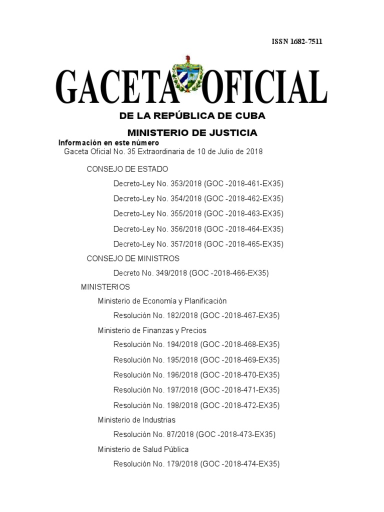 Gaceta Oficial Cuba Salario Prueba gratuita de 30 días Scribd