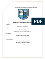 Cenizas Analisis