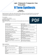 11th. Synthesis Term IV