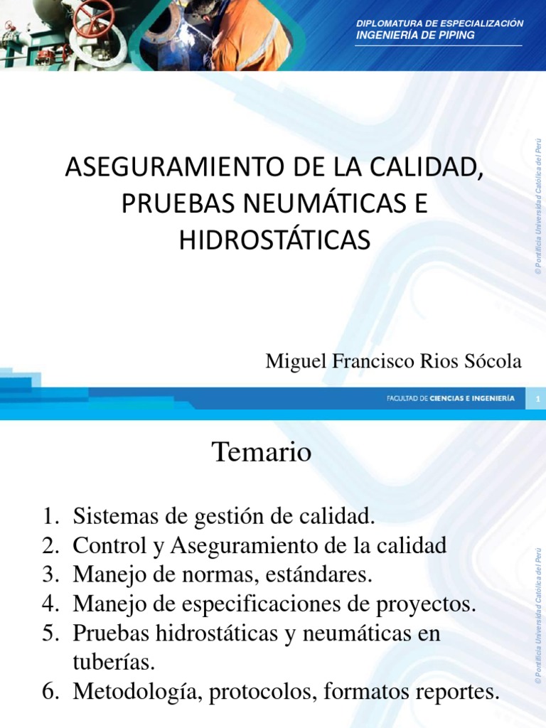 3.7 Aseguramiento y Control de Calidad | PDF | Calidad (comercial ...