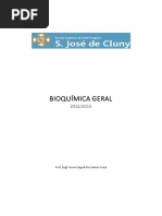 Bioqumica Geral - Sebenta Final -2012-2013
