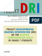 Project DRI improves reading skills