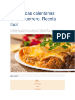 Enchiladas Calentanas Estilo Guerrero. Receta Fácil