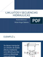 Circuitos hidráulicos cilindros 4/2 vías